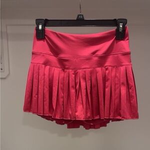Women's Pink Pleated Skirt
